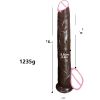 Black Soft Silicone Long Dildo - Ideal Adult Sex Toy for Women and Couples_8