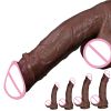 New Super Realistic Silicone Dildo for Women - Various Sizes and Colors_1