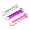 Premium Quality 15*2.8cm Strong Suction Cup Jelly Realistic Dildo for Adult Use_1