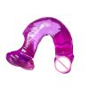 Premium Quality 15*2.8cm Strong Suction Cup Jelly Realistic Dildo for Adult Use_3