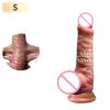 Sliding Foreskin Dildo for Women and Man - Realistic Silicone Sex Toys_5