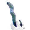 Blue Glass Masturbation Massager for Vaginal and Anal Stimulation_4